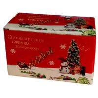 Гирлянда с новым годом нить 140 led RGB 10 м - вид товара в упаковке