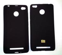 Чехол Xiaomi Redmi 3Pro 3S бампер бархатный силикон черный XIAOMI