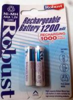 Аккумулятор AAA Ni-Cd Robust 2200 mAh 1,2В 1000мАч BL2