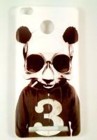 Чехол Xiaomi Redmi 3Pro 3S бампер силикон белый Panda Man