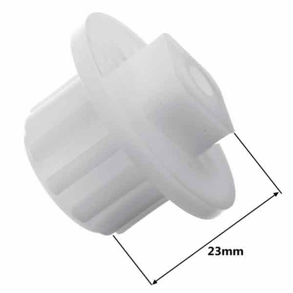 Втулка шнека HR7752 Da1=35 Da2=23,5  Зубья--/12(прямые) H=25.5мм d=15.3 (Zelmer)