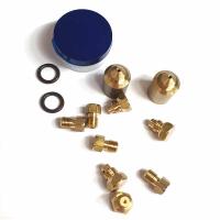 Комплект форсунок газовой плиты Дарина Ладога Лысьва Rika GM 141, 241, 341, с термостатом (природный газ)