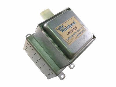 Магнетрон-OM75S(21)-900Вт-Whirlpool-(Колпачек-д.15-мм-с-круглым-отв.4-мм)---демонтаж