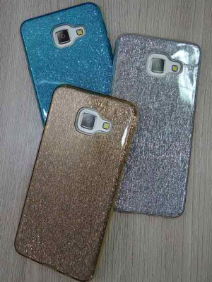 Чехол Samsung Galaxy A3 2016 SM-A310F бампер силикон глиттер