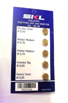 Набор жиклеров на баллонный газ MGC107 SKL