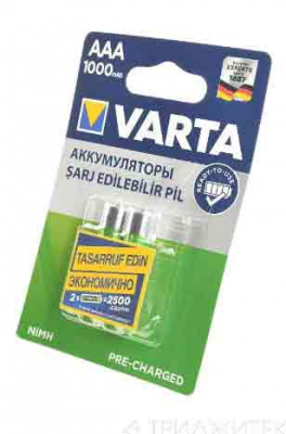 Аккумулятор AAA 1.2V 1000мАч Varta BL2