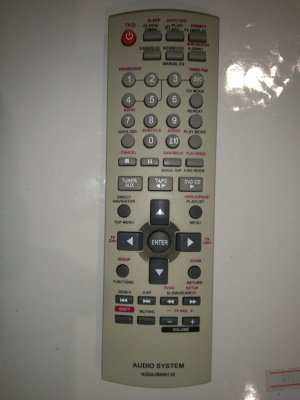 Пульт TV/AUX/TUNER/DVD/CD Panasonic N2QAJB000138