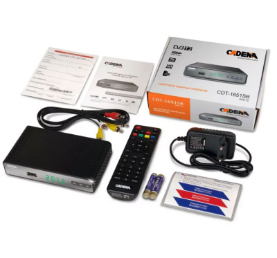 Приемник цифровой эфирный CADENA CDT-1651SB DVB-T2