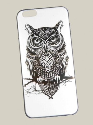 Чехол Apple iPhone 6 Plus бампер силикон белый СОВА