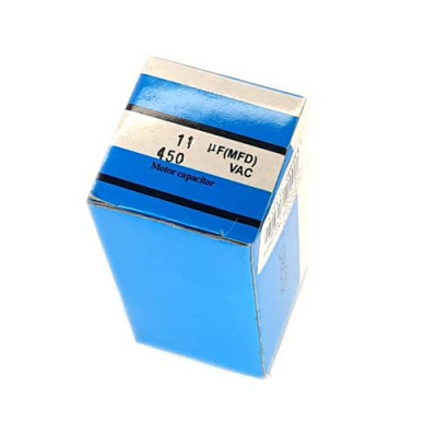 Конденсатор пусковой 11мкФ 450В 11 мкФ, 450V, с креплением  винт CAP010 - упаковка