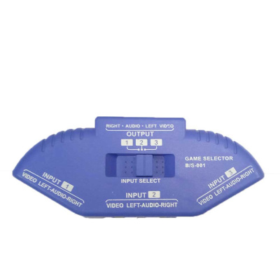 Сумматор - селектор 33 RCA вход и 3 RCA выход с переключателем STR-6-066A (Вид 1)