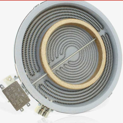 Электроконфорка 230мм  для стеклокерамики с выводами под индикатор 10.51211.004