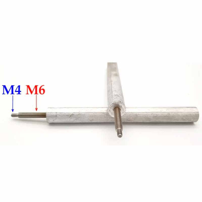 Анод магниевый D16 L150 M(4+6)x30 AM460