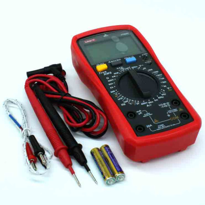 Мультиметр-цифровой-(тестер)-UT890C-True-RMS-красный